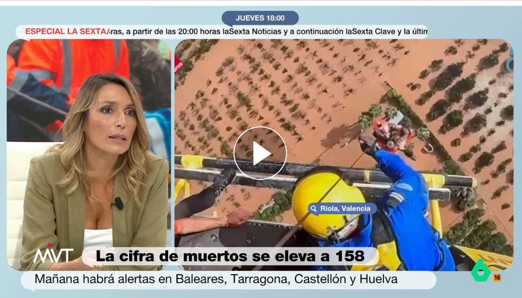 Ana Isabel Gutiérrez advierte sobre las secuelas de catástrofes como la DANA: “Los síntomas incluyen pesadillas, reacciones de hiperalerta, miedo a la lluvia…”