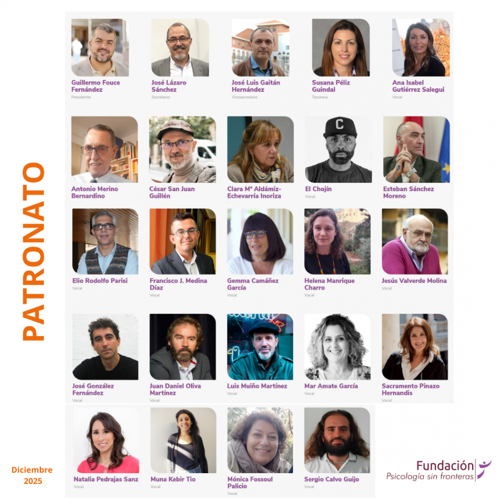 El Patronato de Fundación Psicología Sin Fronteras celebra una reunión de balance y próximo rumbo